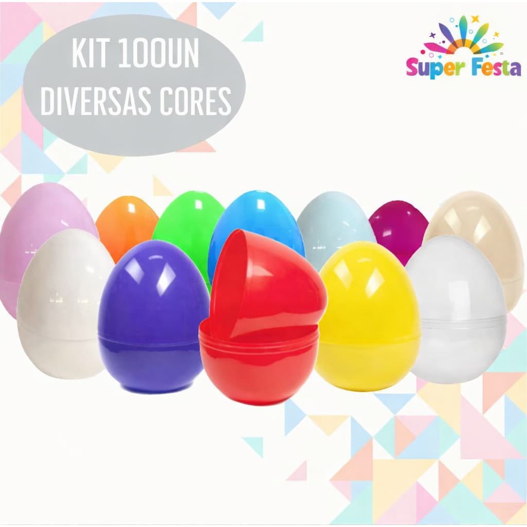 OVO SURPRESA COM ENCAIXE 100 UNIDADES