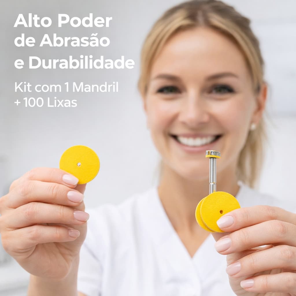 100 Lixa Plantar +1 Mandril Podologia sola dos pés diversas gramaturas Pronta Entrega