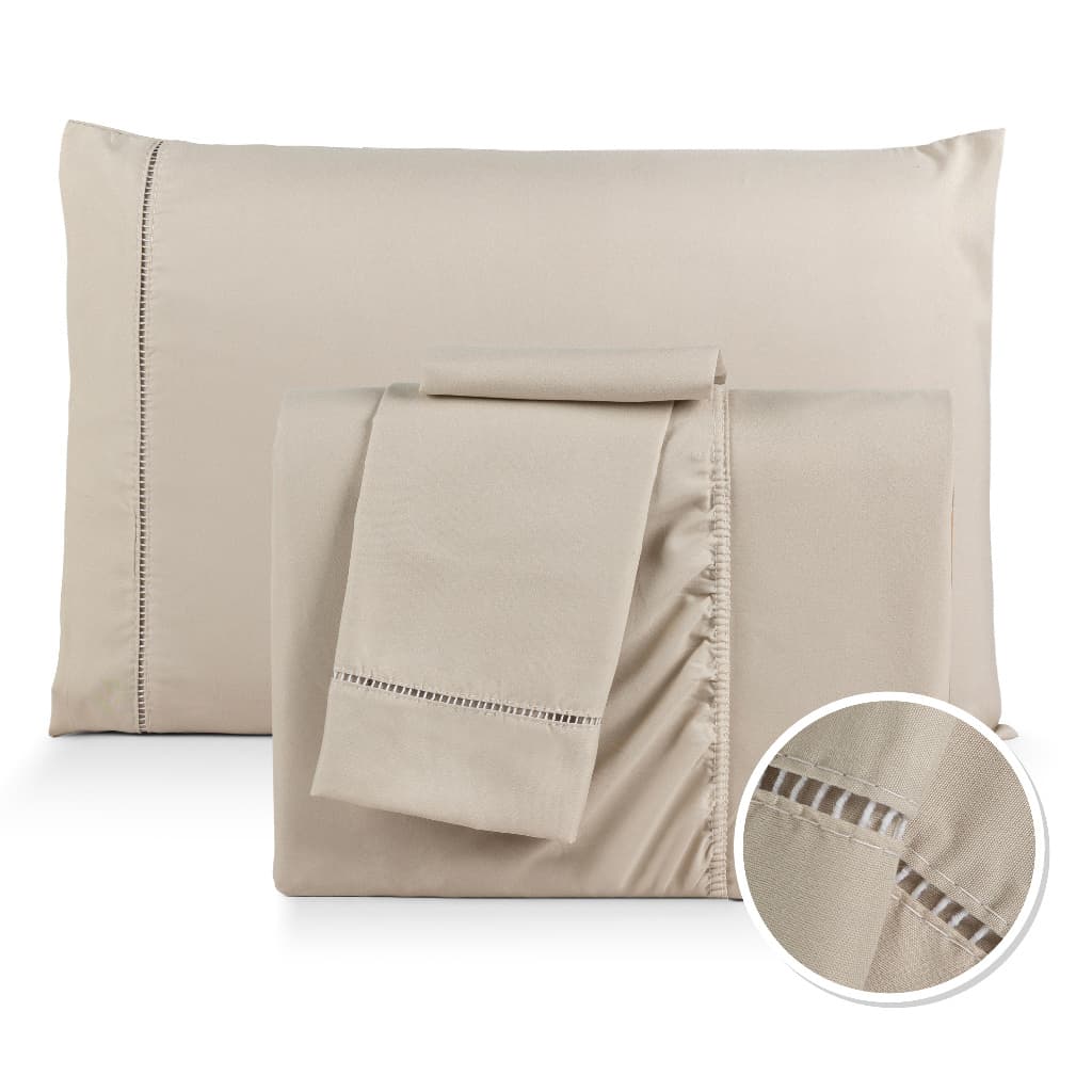 Jogo de Lençol 400 Fios Micropercal Tecido Leve e Macio