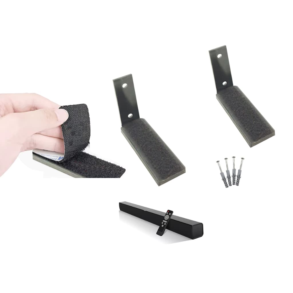 Suporte de parede Universal para Sound Bar Home Theather Som Vertical