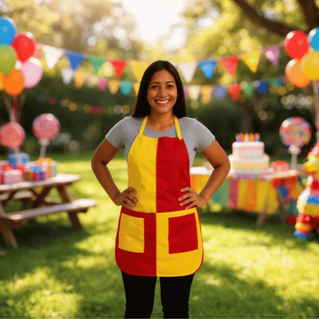 Avental Fantasia Personagem Emilia