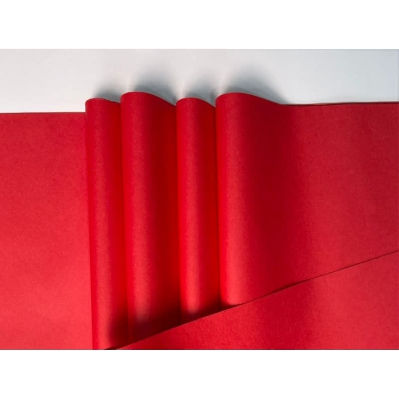 Papel de Seda  Vermelho  - 50x35 pct 50 folhas ou 100 folhas embalagem roupa,doces rococó, pipas embrulhos