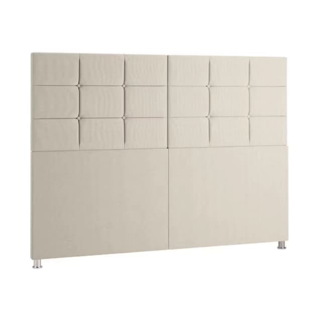 Cabeceira De Cama Box Casal Com Pés Quenn 160 Palha Luxo Modelo Dubai- CASA LGM