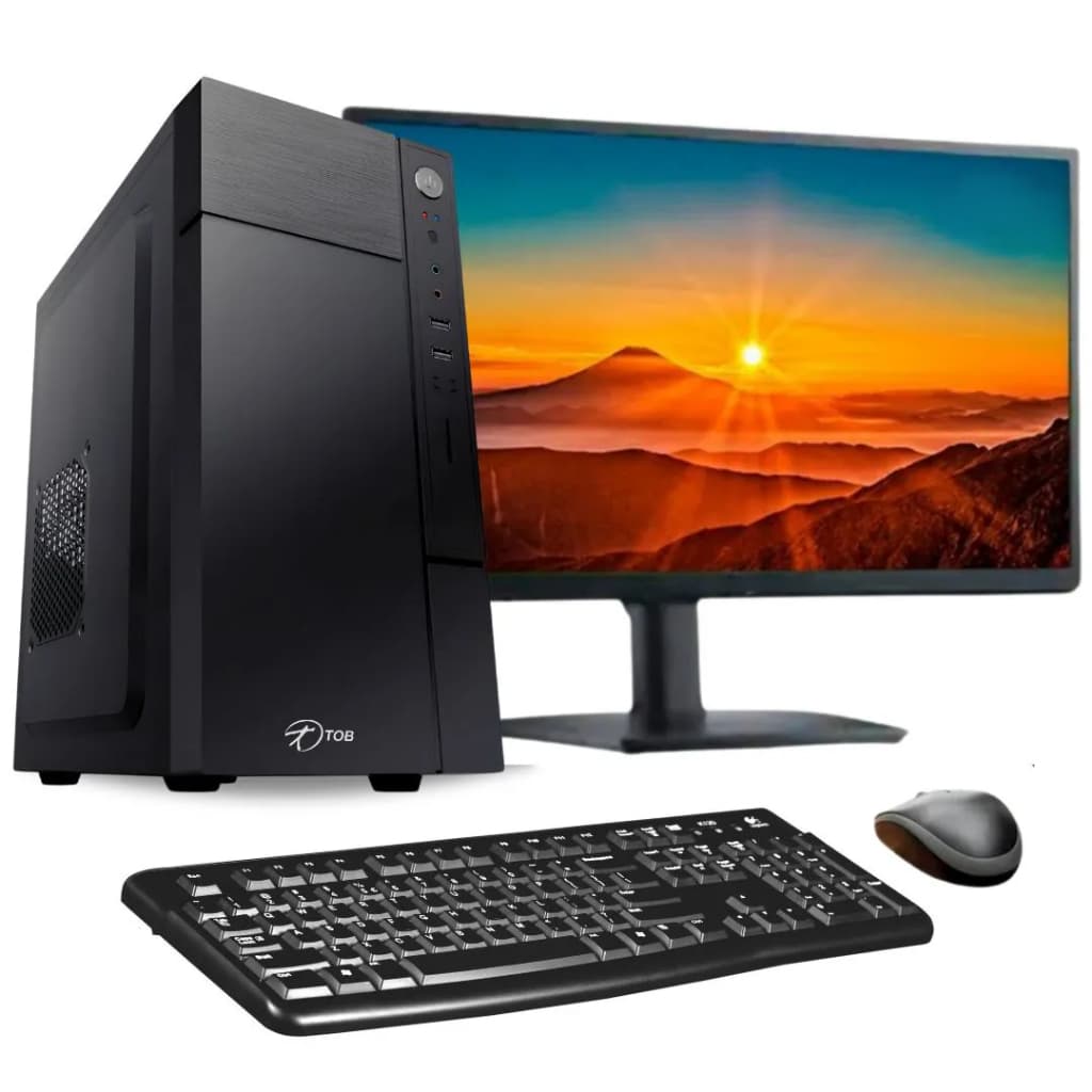 COMPUTADOR COMPLETO - CPU MONITOR TECLADO E MOUSE - PARA TRABALHO E ESTUDOS -  ESCOLHA NAS VARIAÇÕES