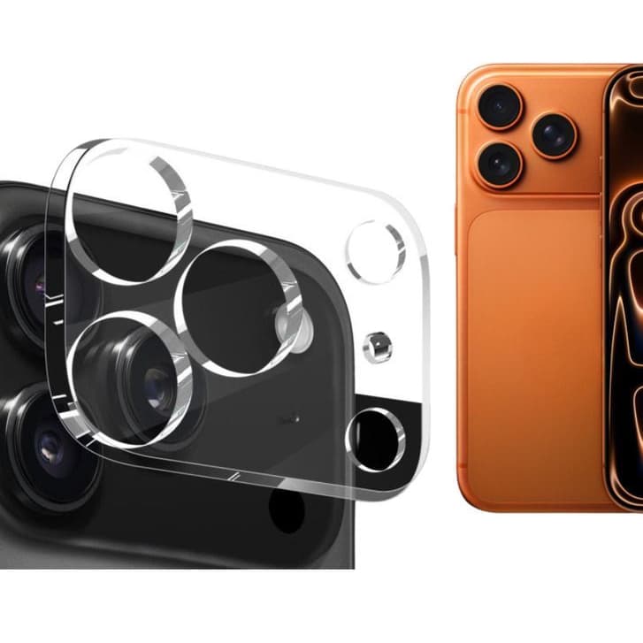 Película Câmera iP 17 Pro Max Vidro 9H HD Anti Risco Proteção Premium