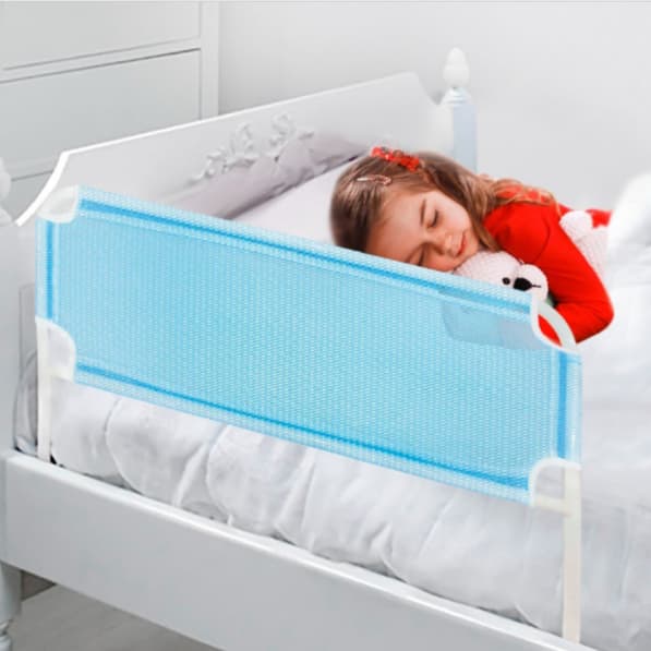 Grade De Cama Com Tela de Proteção P/ Crianças e Idosos Cama Normal Ou Box - P