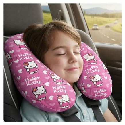 almofada de pescoço hello kitty