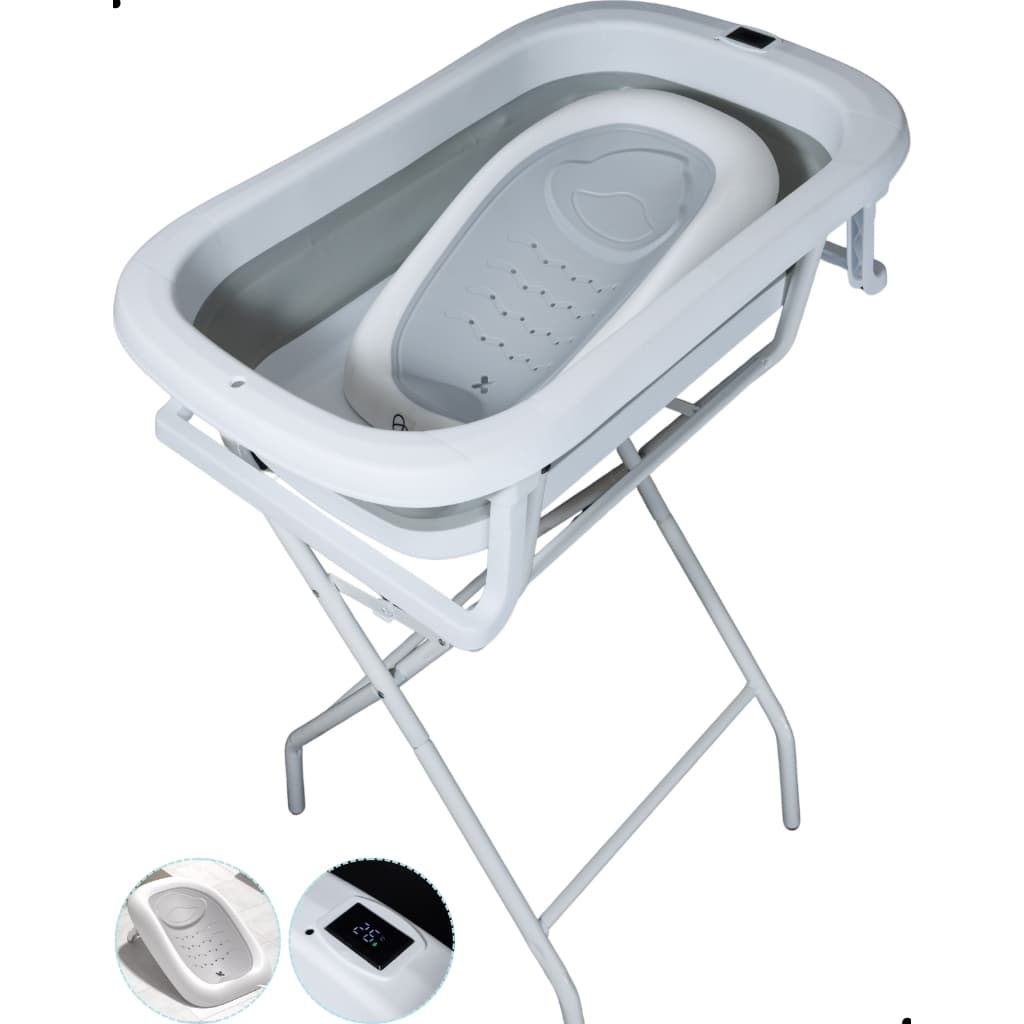 Banheira Para Bebê Com Suporte E Assento Redutor Nuvy Benibee Confortável E Segura