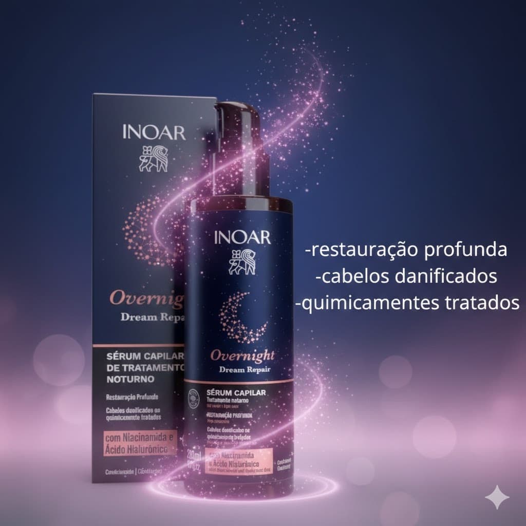 Inoar Overnight Sérum Noturno Restauração Profunda 200Ml