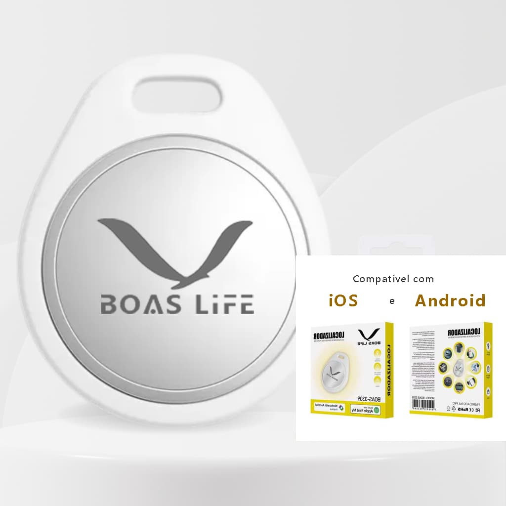 Tag Rastreador GPS Localizador Air Tag Rastreamento Smart Compatível com Android e iOS