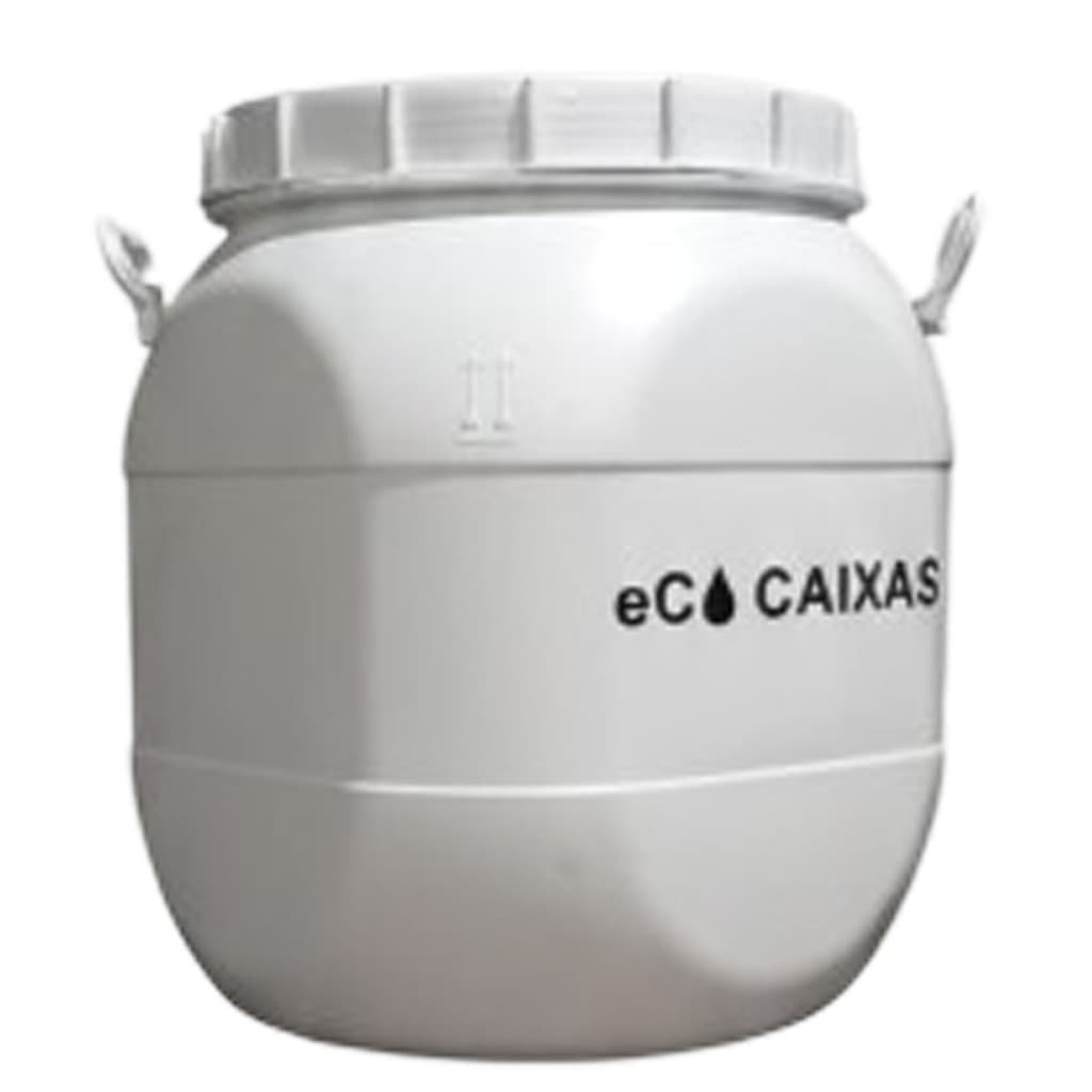 Bombona 50 litros Branca Boca Larga tambor galão barril cooler tampa dupla