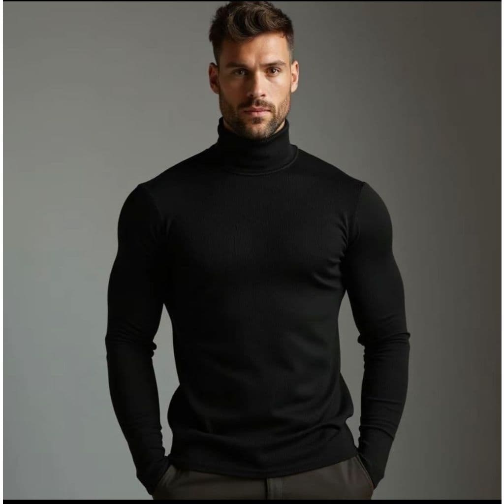 Cacharrel Masculina Blusa Canelado Ribana Slim