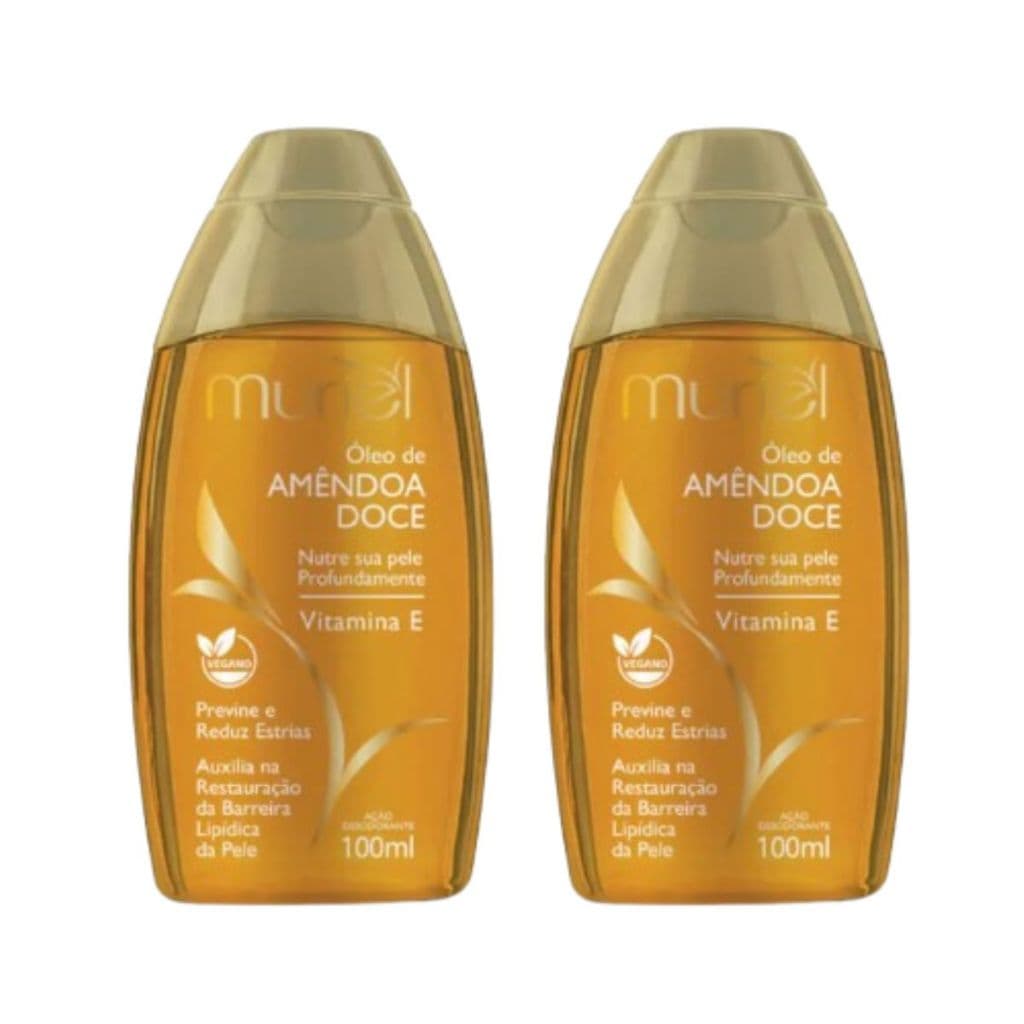 Kit 3 und Óleo Corporal Muriel Amêndoa Doce 100ml
