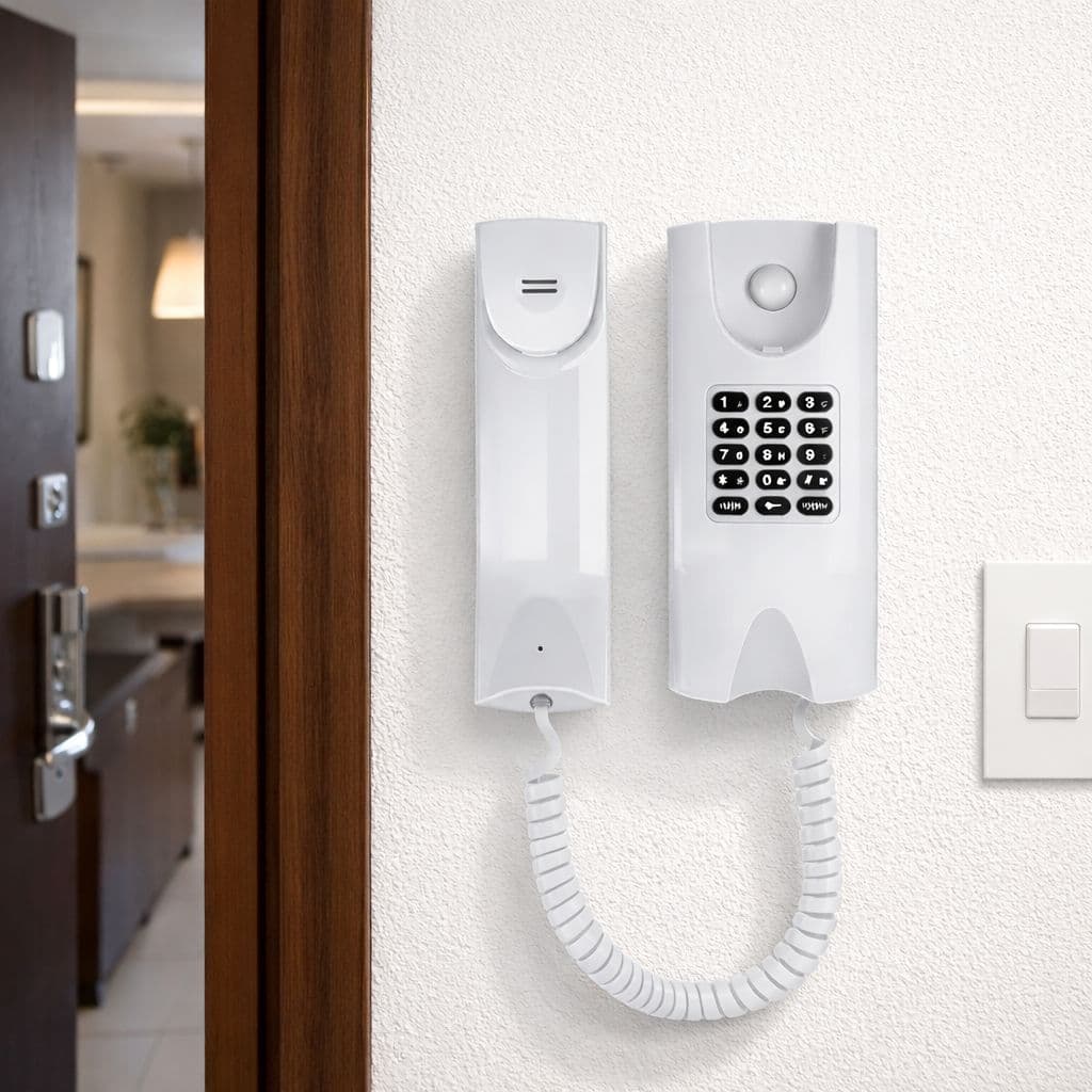 Interfone intelbras TDMI 300 Branco dedicado para centrais de comunicação condominial Volume da campainha ajustável