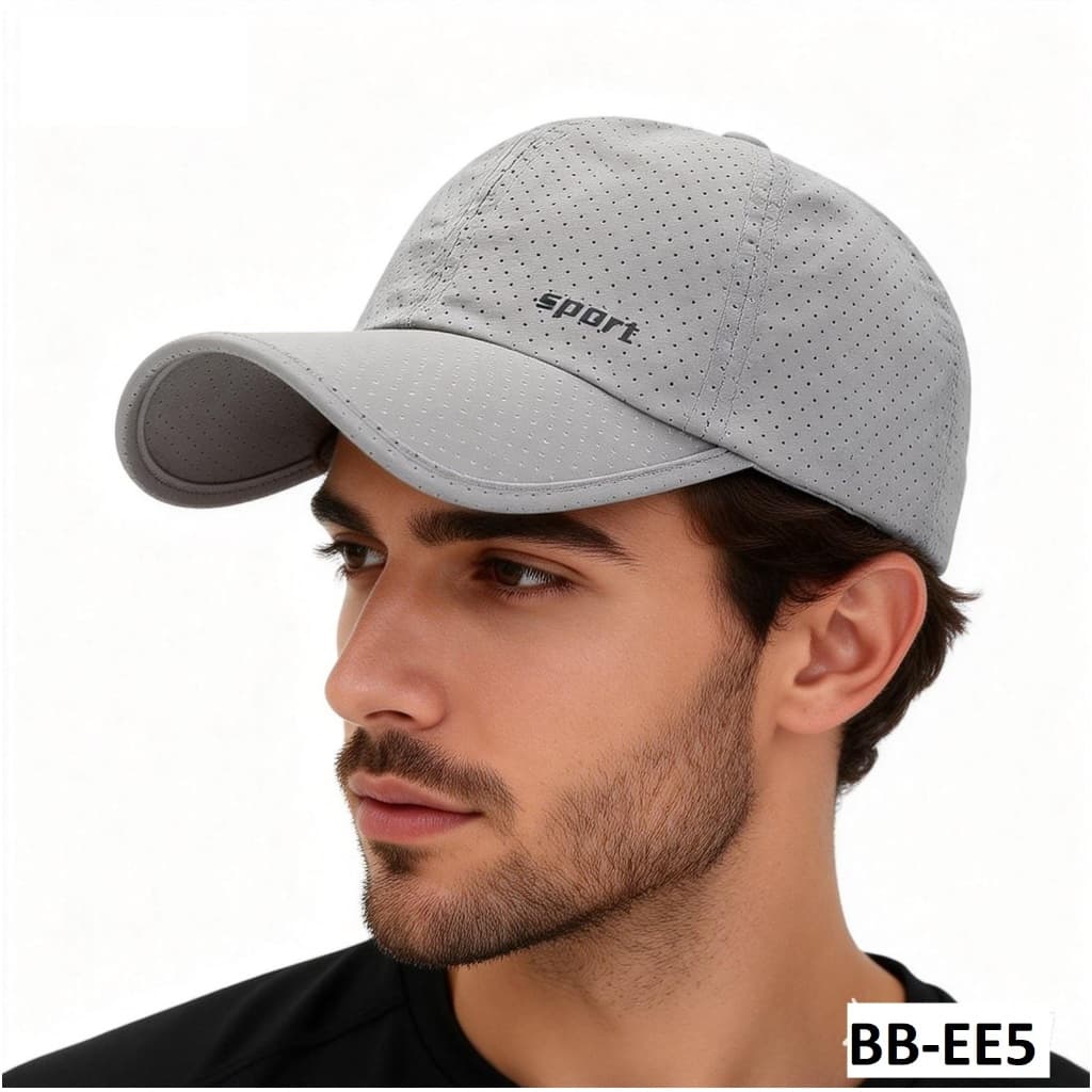 Boné Tactel Respirável Baseball Secagem Rápida Unissex Outdoor Sport