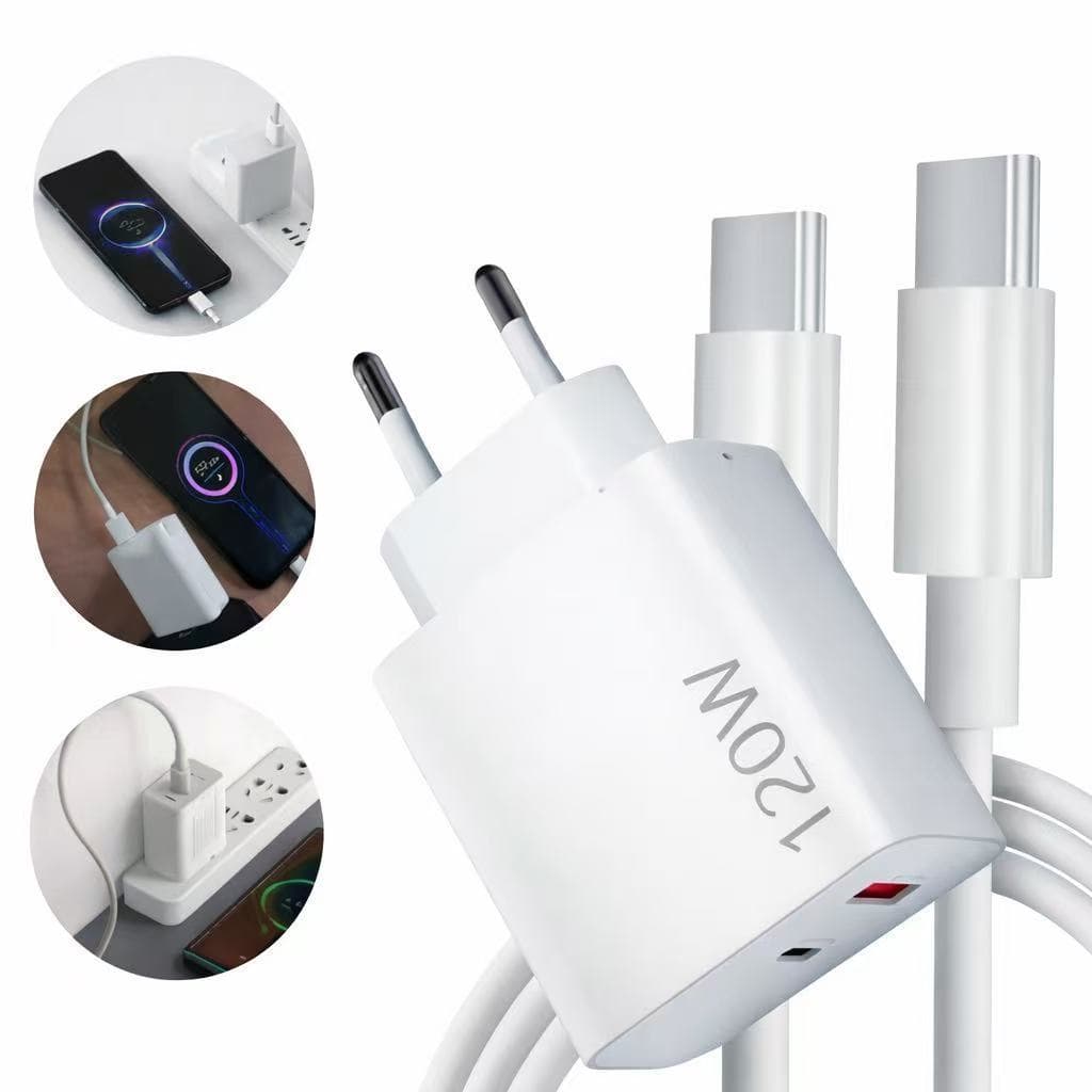 carregador 120w turbo power xiaomi cabo 6a usb com saída tipo-c +protetor de cabo
