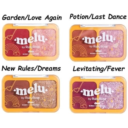 Duo Blush + Iluminador Melu by Ruby Rose 6g
