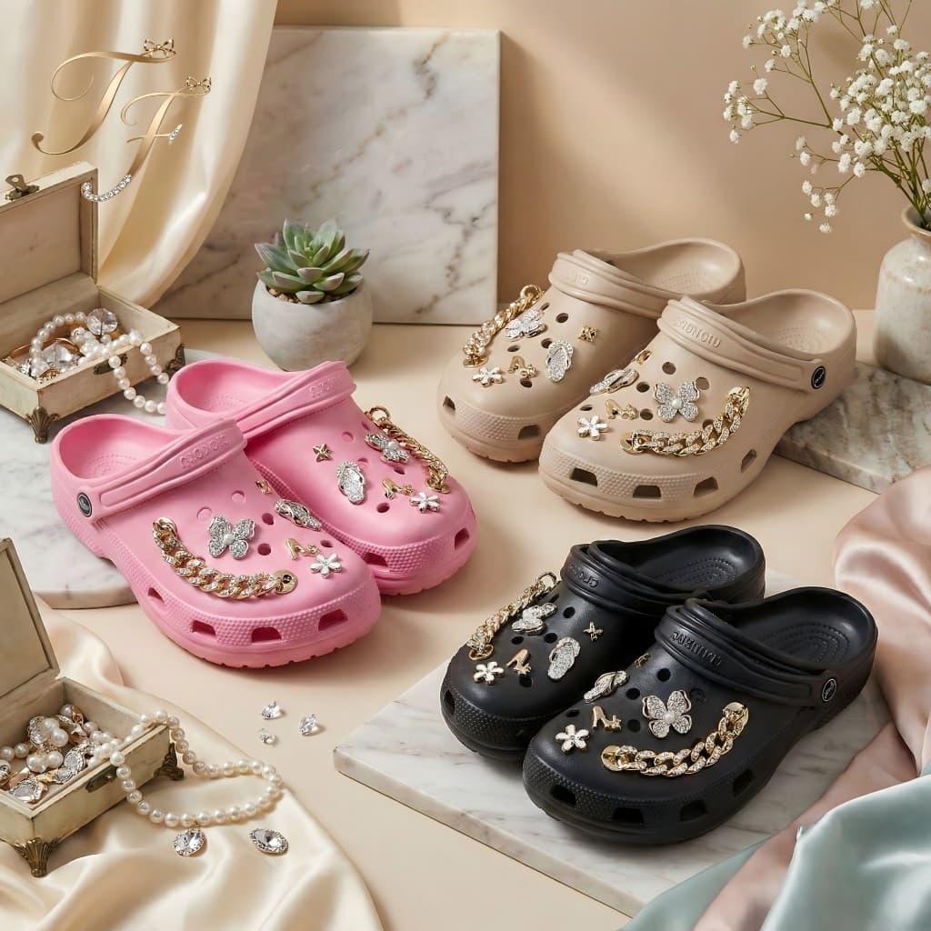 Sandália Feminina Conforto + Kit 12 Pingentes