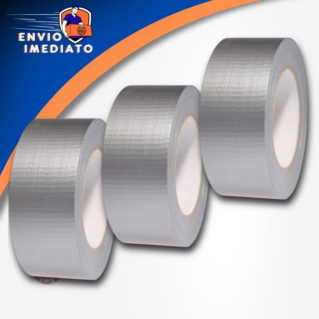 Fita Silver Tape Multiuso Rolo 5 Metros X 45mm Resistente Á Prova D'agua Cinza