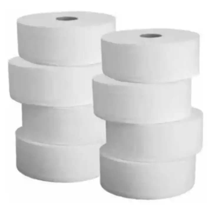 Papel Higienico Rolão Simples 300m Com 8 Rolos Branco