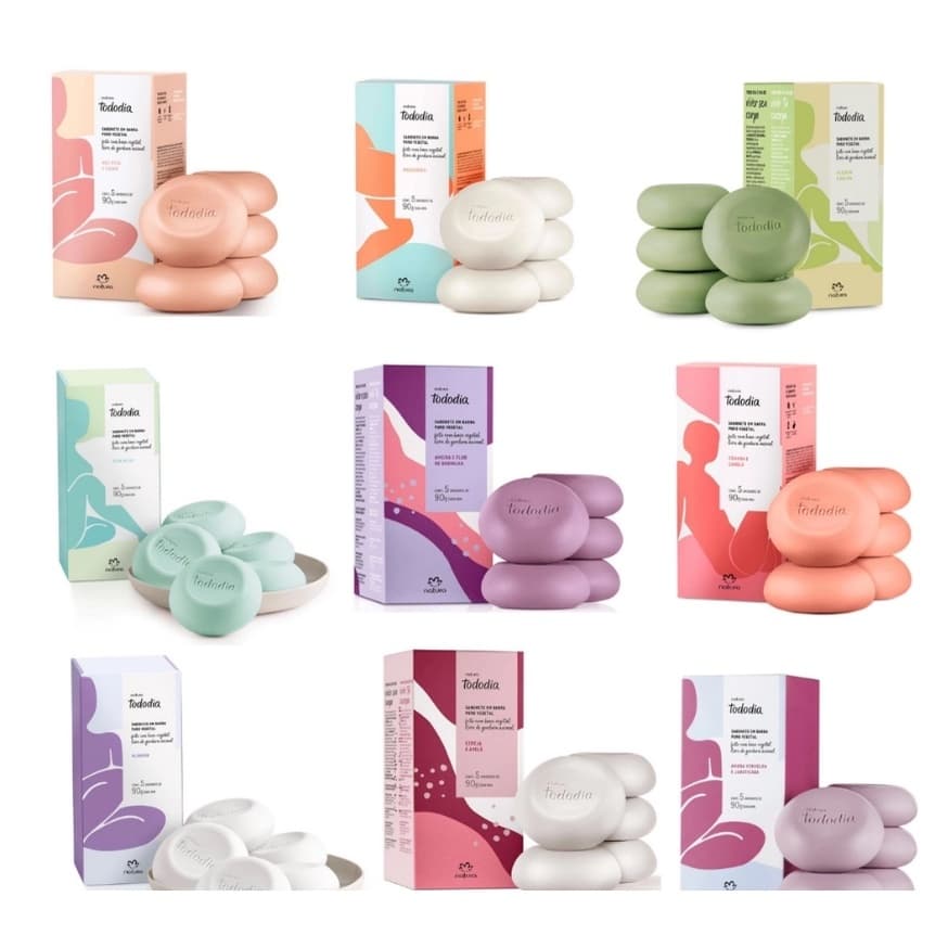 Sabonete Barra Natura Todo Dia 5 uni 90g Cada.