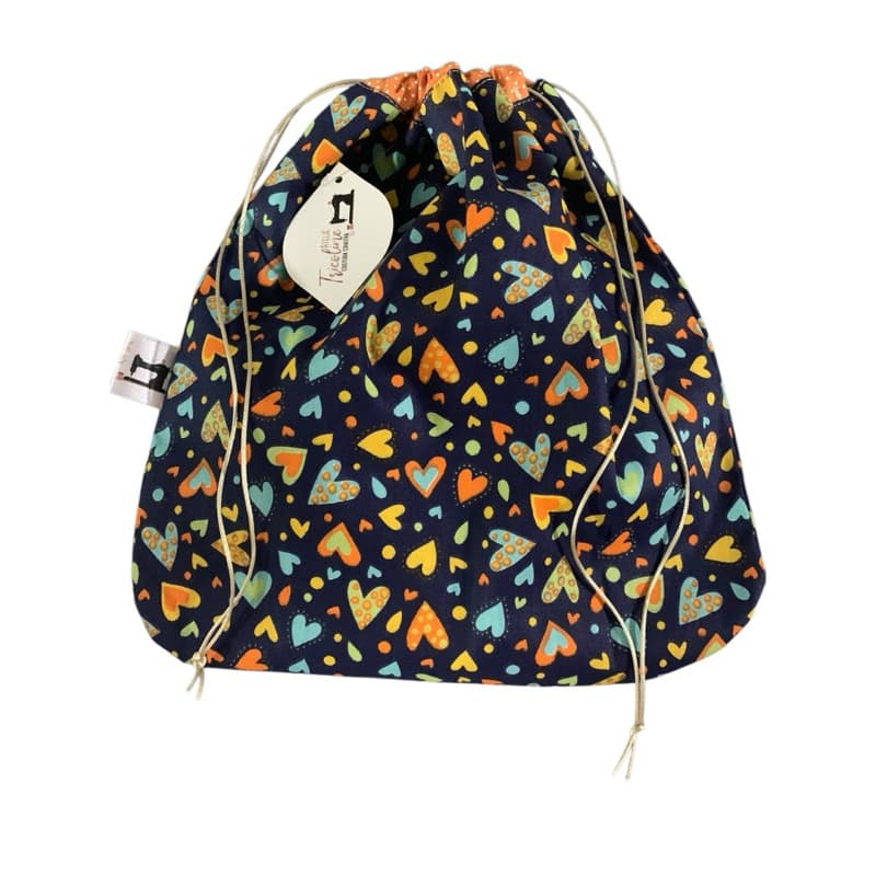 Kit com 5 Sacolinhas de Tecido – Estampas Sortidas