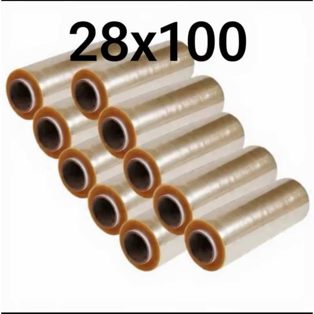 Kit 10 Rolo Bobina Plastico De Filme Pvc 28cm X 100 Metros PROFILM
