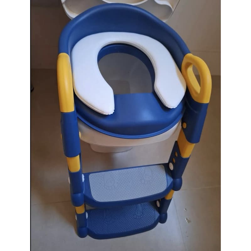 Assento redutor com escada troninho infantil desfralde penico