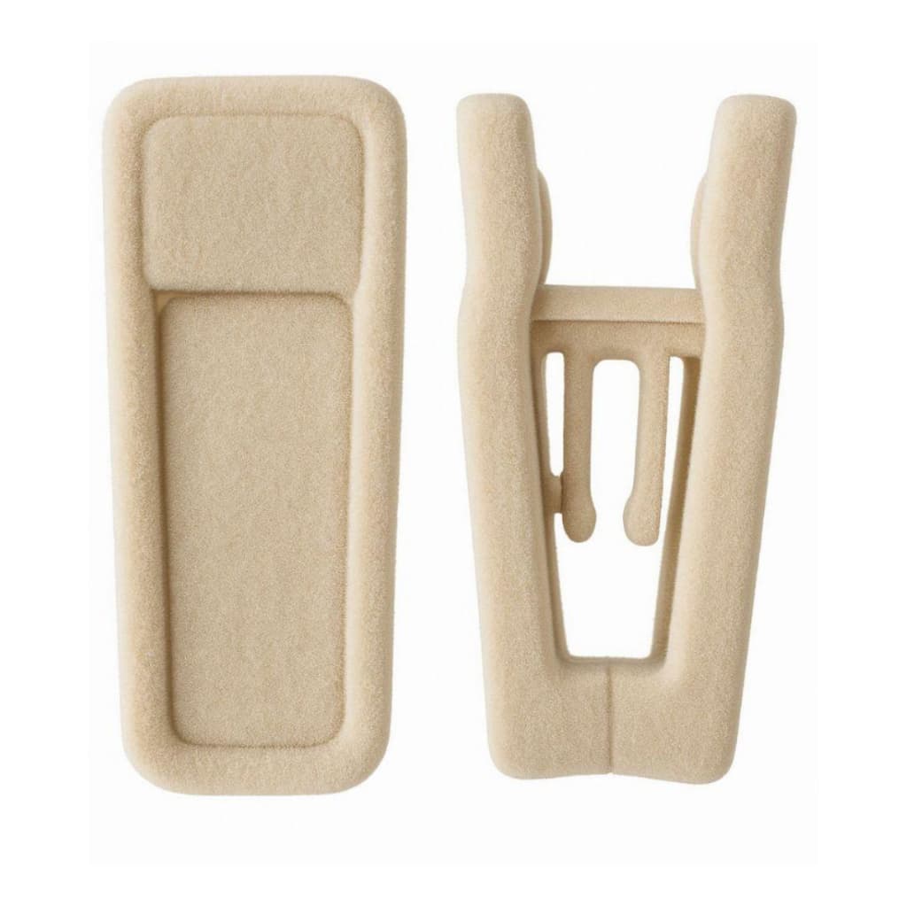 Kit 30 Presilhas De Veludo Para Cabide Prendedor Short Calça Saia Organização Closet