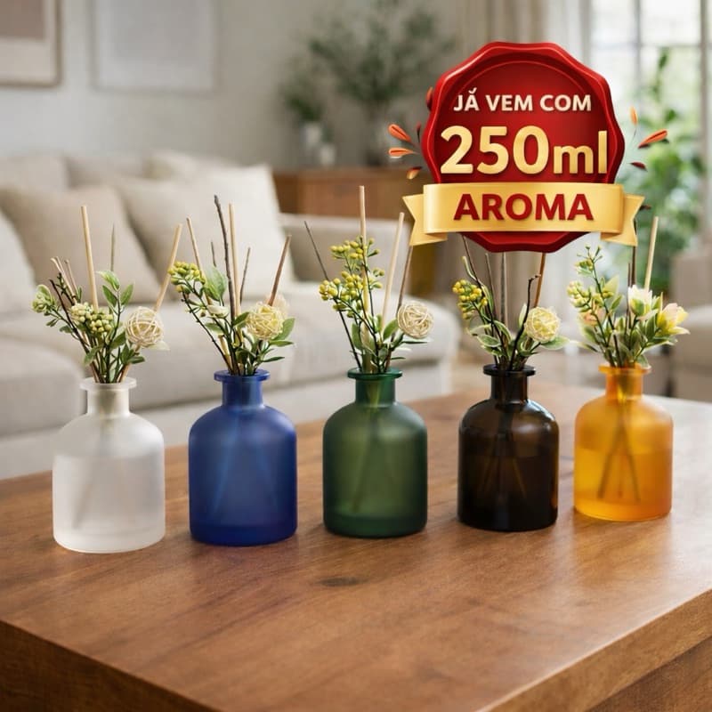 Aromatizante de Ambiente Elegante Perfume Duradouro Ideal para Sala Quarto Escritório Banheiro.