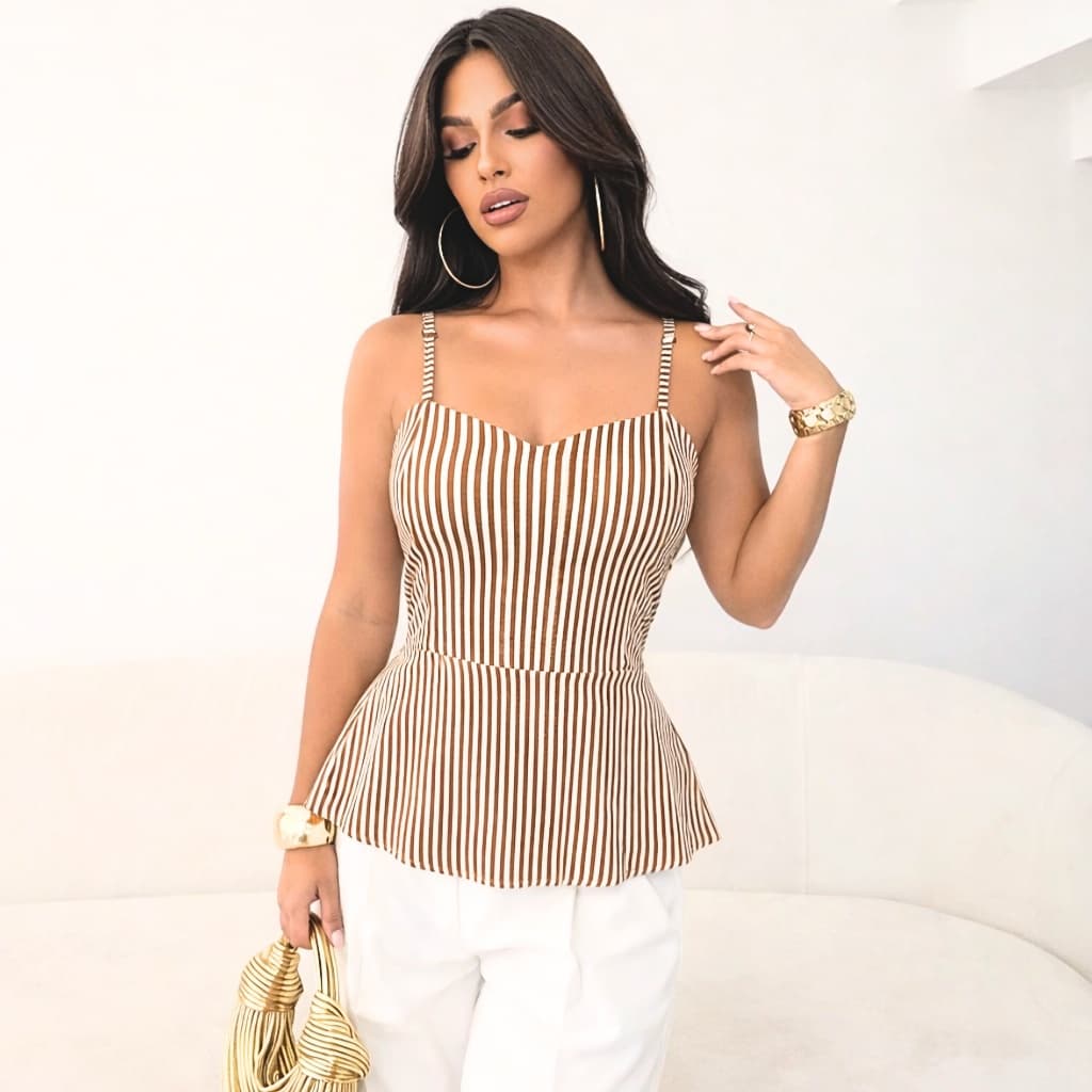 Blusa Bata Regatada Peplum // Elástico Babado Soltinha // Moda Gringa Tendência Verão