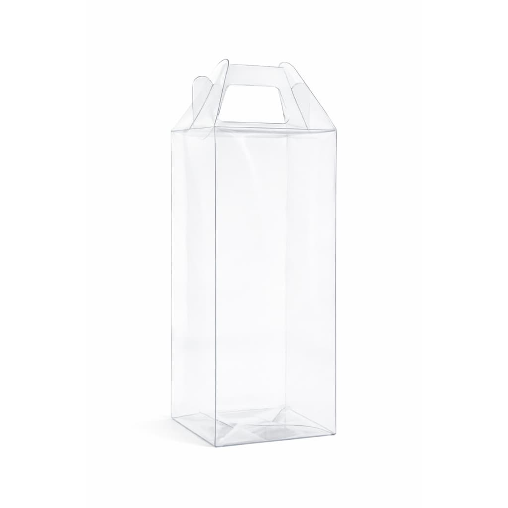 kit c/ 30 Caixa de Acetato 8x8x21cm Transparente Caixa para presente