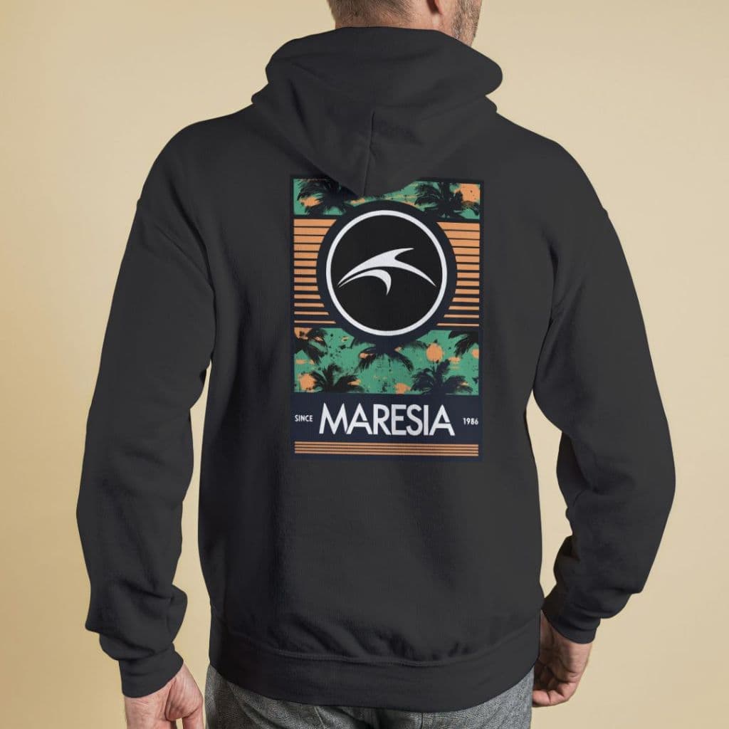 Moletom Canguru Maresia Estampa Laranja e Verde - Blusa de Frio Confortável Masculino e Feminino