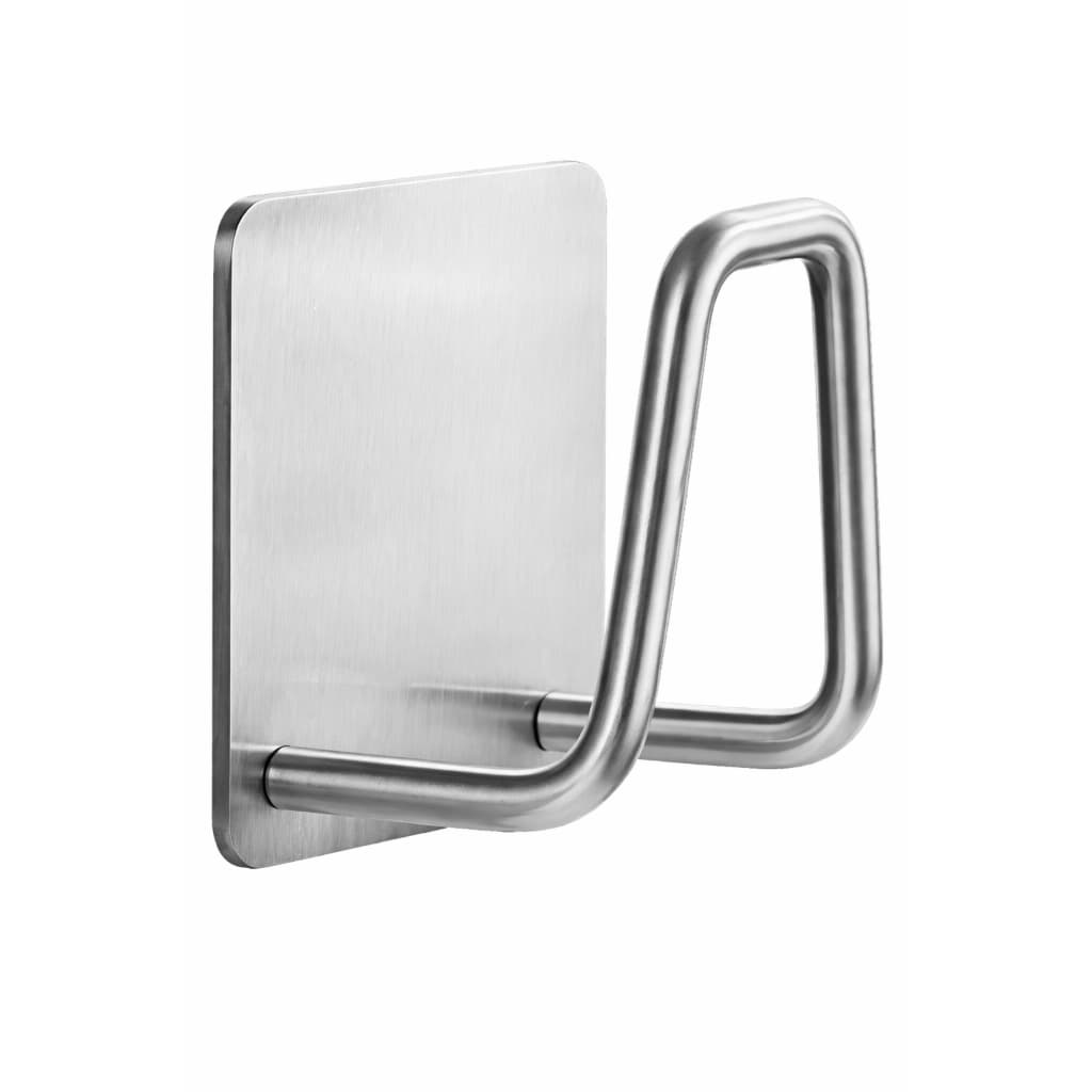 Suporte Inox Pia Esponja Bucha Gancho Cozinha Grape Tools Prateado