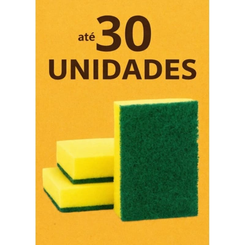 Buchinha de lavar louça esponja multiuso dupla face exata esponflora