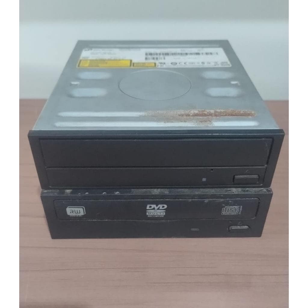 Lote 2 Drive Optico De Cd E Dvd Com Defeito P Retirar Peças