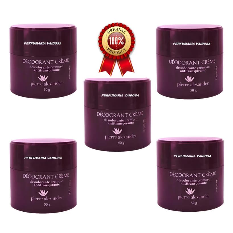 Desodorante Creme Pierre Alexander 50g com Proteção de até 48h