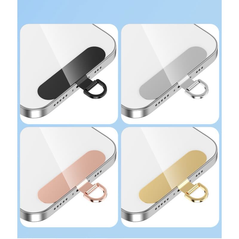 Fivela de Metal Fina p/ Celular Strap Cordão - Acessório Ultra Fino e Resistente