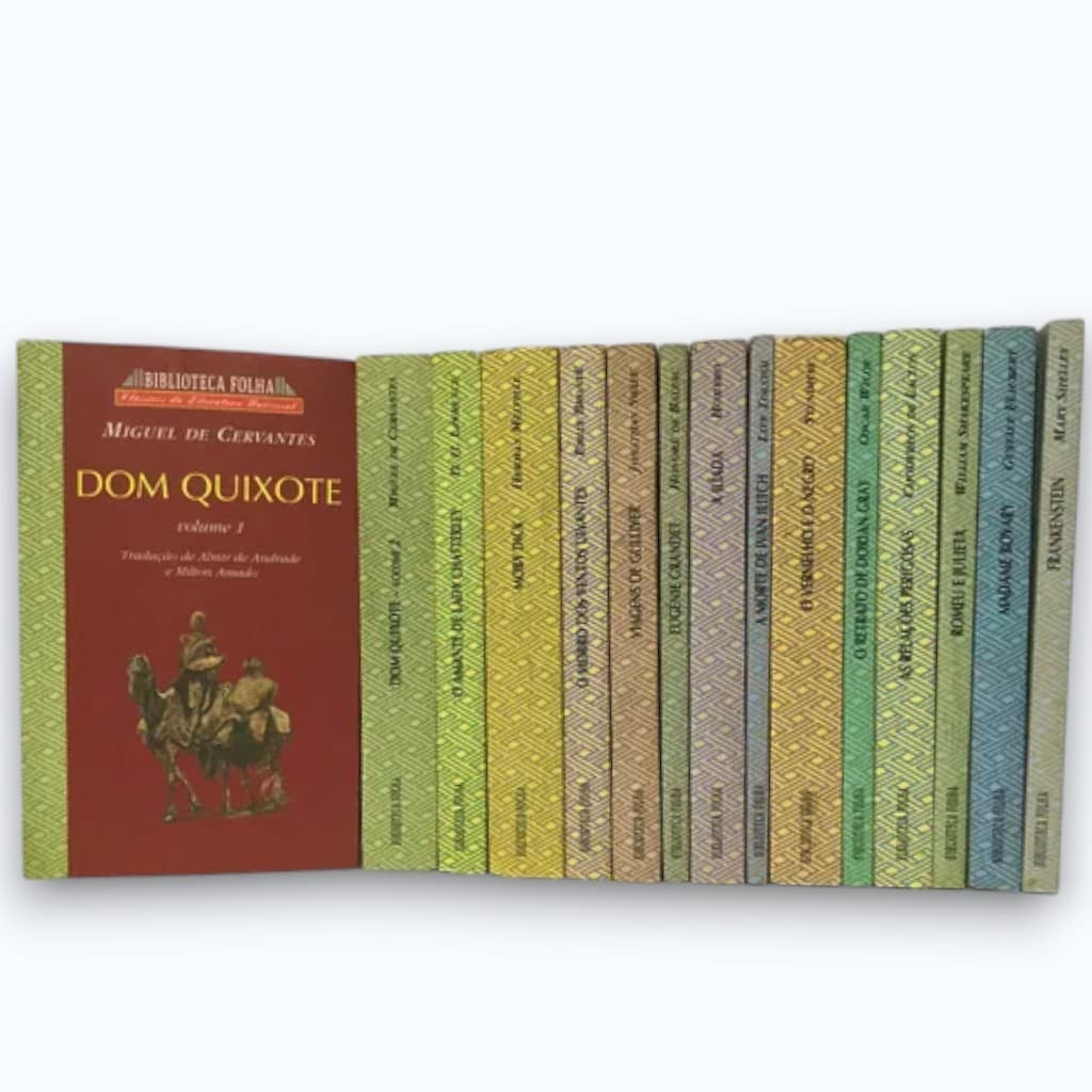 Clássicos Biblioteca Folha - Madame Bovary; Frankstein; Moby Dick; Romeu e Julieta