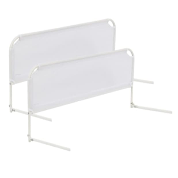 KIT 2 Grades De Cama Com Tela de Proteção Segurança P/ Crianças e Idosos Cama Normal Ou Box (P)