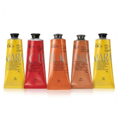 Kit 2 un Creme Mãos e Pés Natura 75g - Escolha Fragrâncias no chat  - Castanha Maracujá Açaí Tukumã