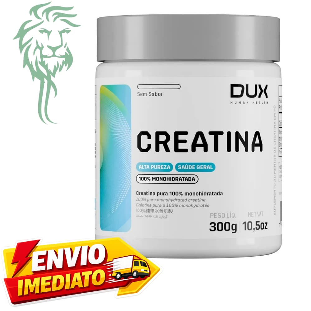 CREATINA DUX MONOHIDRATADA 300G - 100% Pura