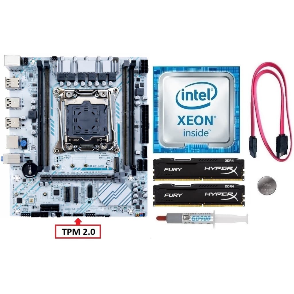 Kit Gamer X99 Xeon E5 2680 v3/ 8GB-16GB-32GB DDR4/ Pilha + Pasta