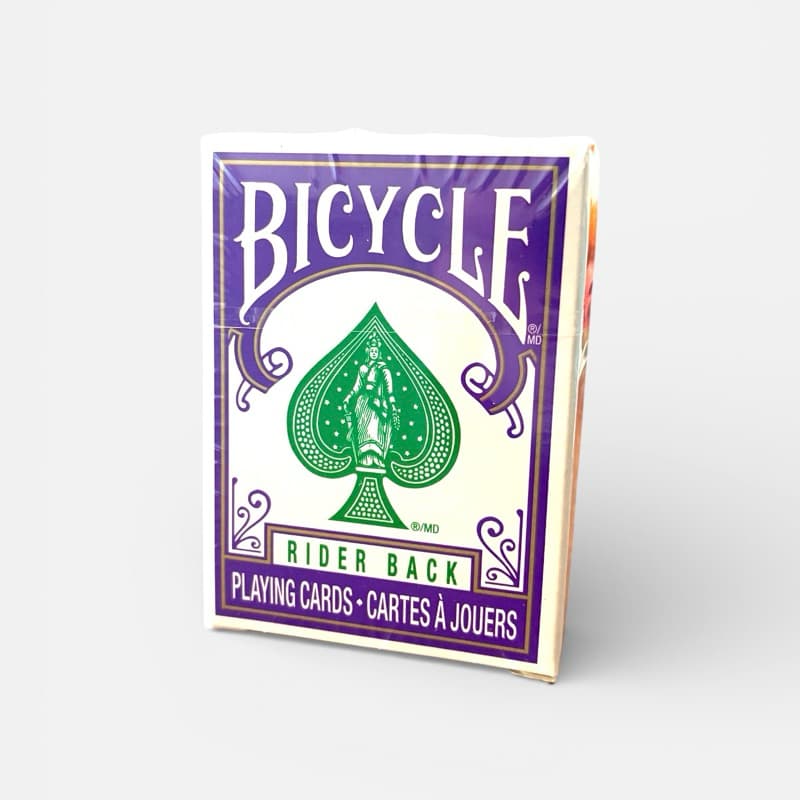 Baralho Bicycle Roxo Mini Deck Rider Back - Poker Mágica Ed. Especial