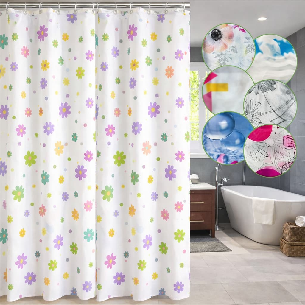 Cortina De Box - Cortina Para Box Banheiro 1,80mt