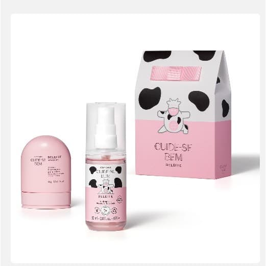 Kit Presente Cuide-Se Bem Deleite (2 Itens) 1 Body splash 60ml + 1 Creme Mãos 45g+ Caixa de Presente