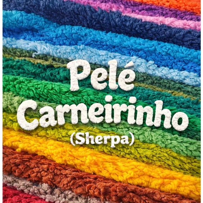Tecido Pele de Carneirinho "Sherpa"  (1m x 1,50m) Varias Cores com o MELHOR PREÇO