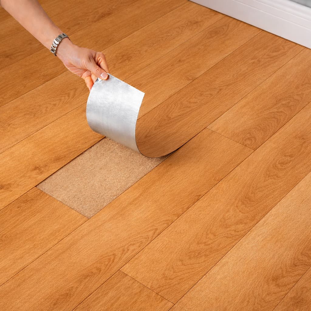 100 Placas Piso Painel Revestimento Auto Colante Mdf Vinílico Adesivo Lavável Madeira 45x11-cm