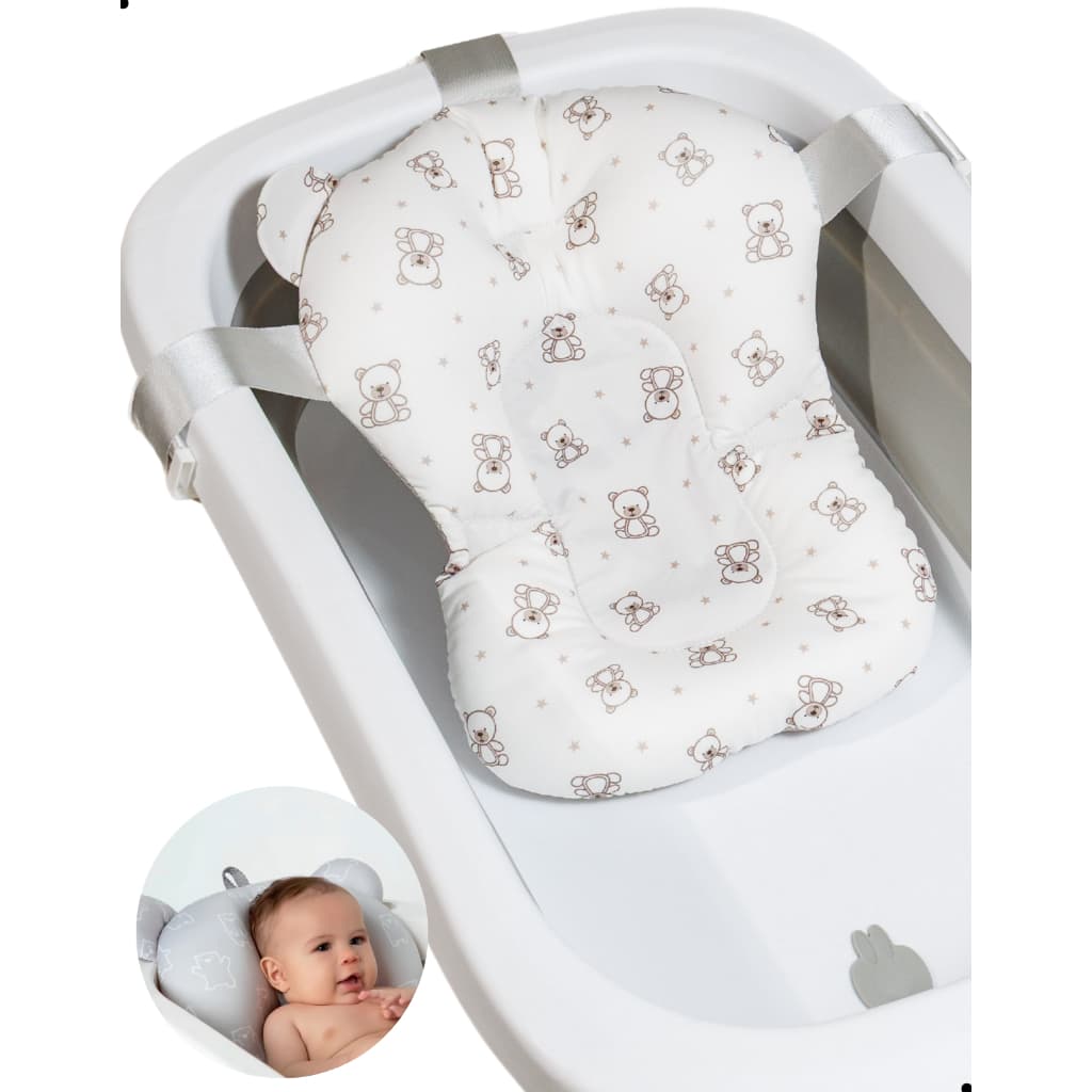 Almofada De Banho Flutuante Para Bebe Com Trava Regulagem - BENIBEE BUBLY - Rede de Banho