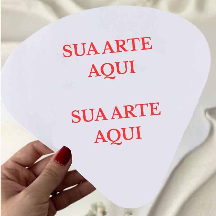 50 Leque Personalizado de Casamento - SUA ARTE AQUI